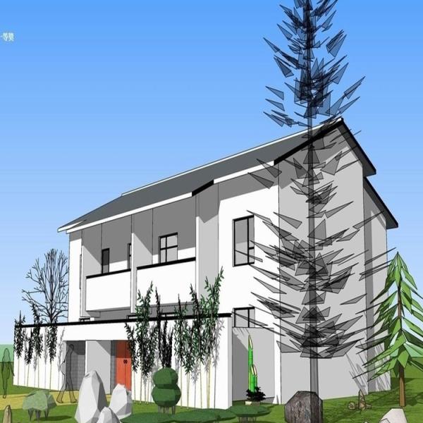 Construction Of Good Appearance Design Light Gauge Steel Frame Prefab House Villa Light Steel Framing Structure