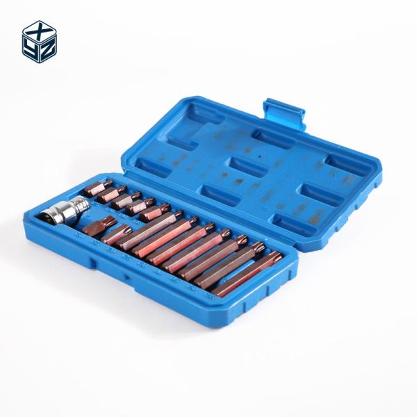 30mm 75mm S2 T type 15 pcs plastic box precision machining bit set for Muliti-purpose