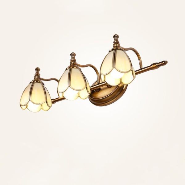 LED American vanity Mirror Headlight multicolor mirror cabinet Glass Wall lamp mirror wrought iron lamps (WH-MR-71)
