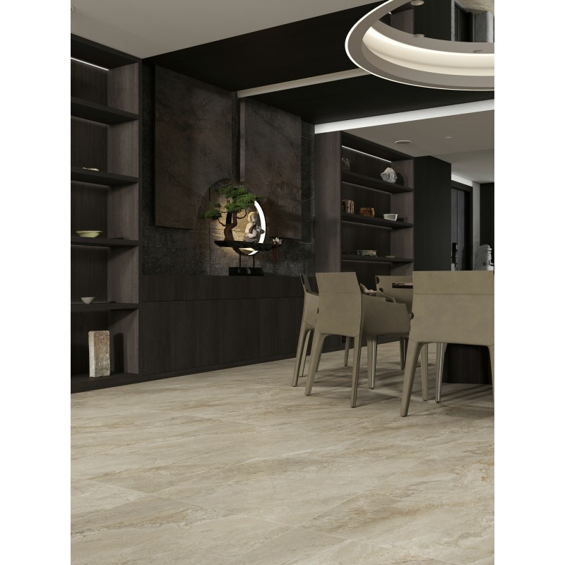 Moisture-proof Gray 600x1200mm Mould Surface Matt Porcelain Tiles For Living Room