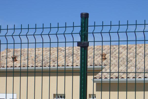 ISO-2001 6ft Tall Welded Wire Mesh Fencing With PVC Coated