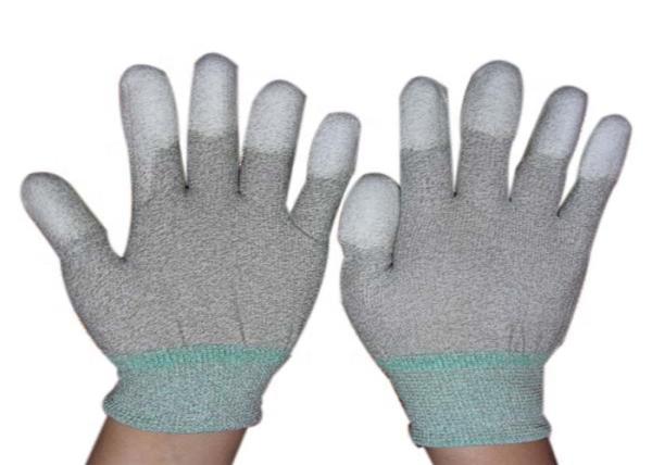 Flexible Esd Clean Room Gloves 20 - 50 G / Pair Knitted Wrist Washable