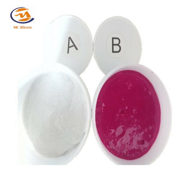 Massa de vidraceiro de cura rápida da impressão do silicone do silicone de 35 A para moldes dos ofícios da resina