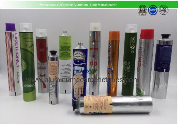 Aluminum Reusable Toothpaste Tube ,  60ml 80ml Empty Squeeze Skin Care Tube