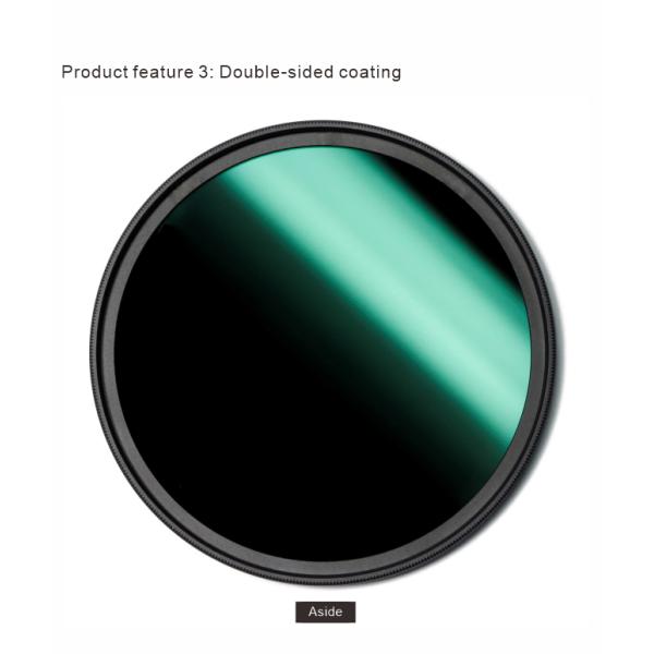 Фильтры объектива фотоаппарата стекла ND8 43mm Corning фиксированного значения