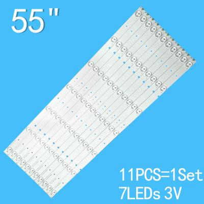 55 TV HISENSE SVH550AA2_REV05_7LED 55K20DG 55K20PG 55K23DGW Tv Backlight Strip