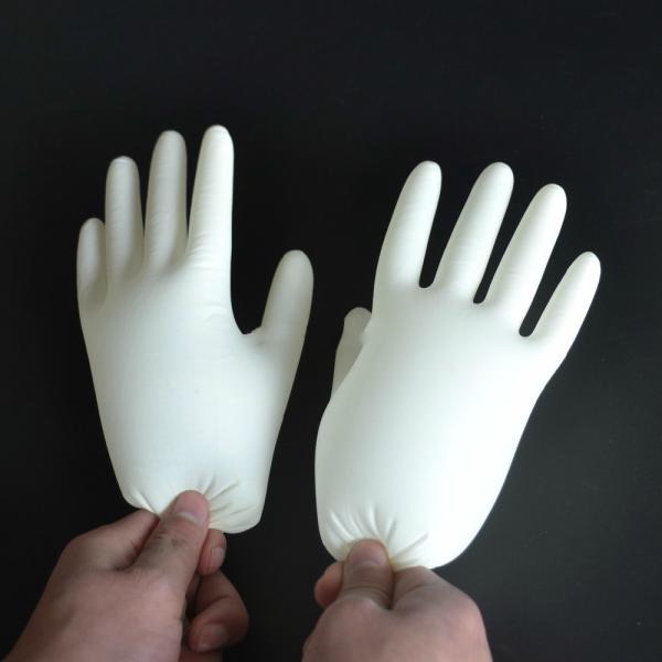 Powder Free Disposable Medical Gloves , Medical Rubber Gloves Fingertip Textured