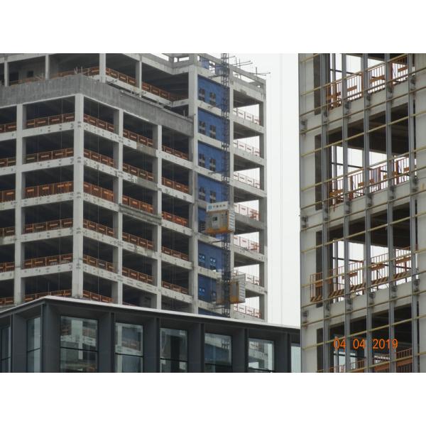 Safety Door Protection 450m Construction Hoist Elevator