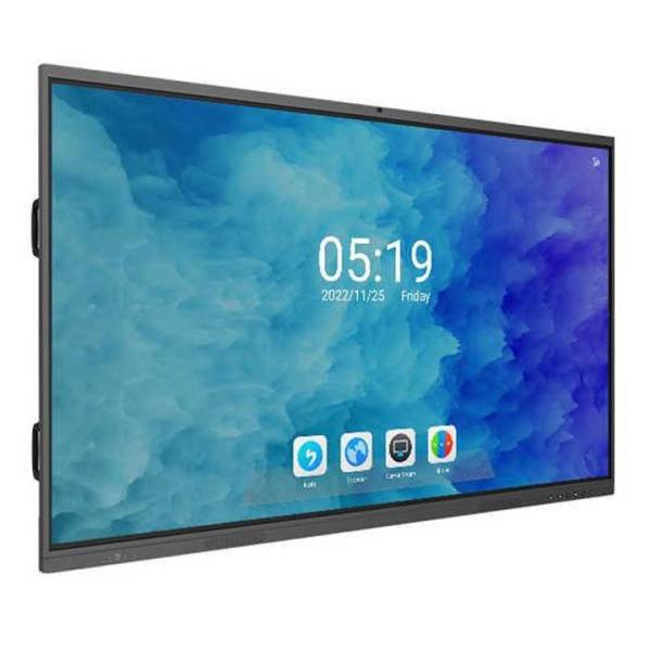 86 Inch Interactive Touch Screen Whiteboard with 350cd/m2 Brightness and 3840x2160 4K Resolution Smart Display Panel