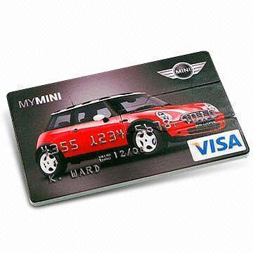 Memoria USB delgada práctica barata AT-045B de la tarjeta de crédito