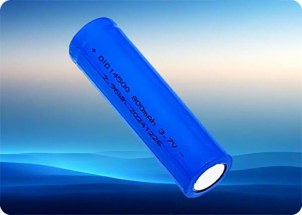 14500 Li Ion Battery 800mAh 3C Discharge 3.7V Rechargeable