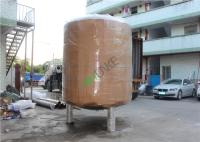 Los tanques de almacenamiento de acero inoxidables del agua del RO para almacenar la cerveza, leche, bebiendo, bebidas