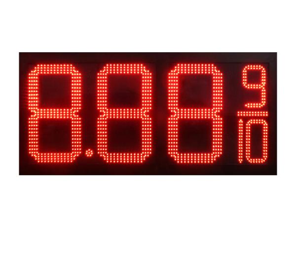 24 Inch Outdoor Gas Station LED Changer with High Brightness and System Connectivity