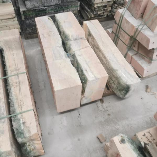 Outdoor Glass Blocks Alumina-Zirconia-Silica Bricks Sand for Melting Furnace Azs Brick