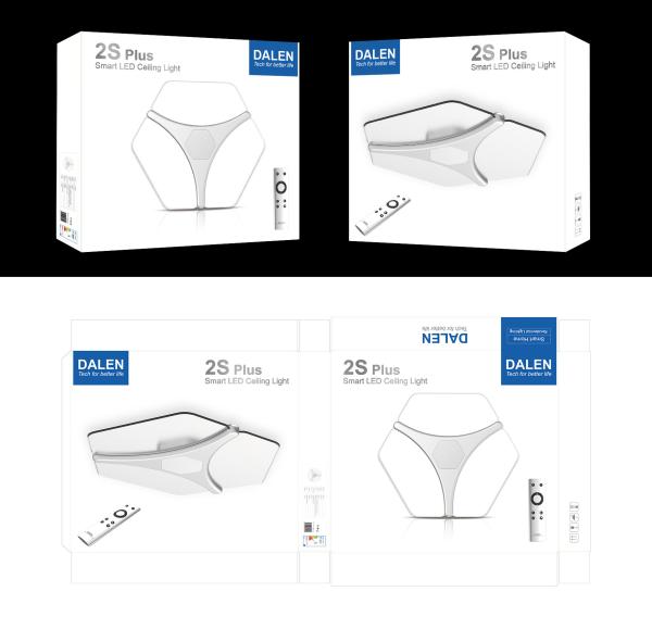 High-quality LED ceiling lamp indoor modern plastic acrylic LED ceiling light, hot product for home decorative