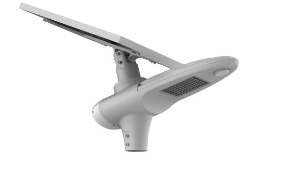ROHS Intelligent Integrated Solar LED Street Light 4000LM With Human Body Induction