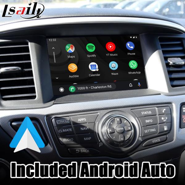 Аудио интерфейс с CarPlay, автомобиль автомобиля андроида 4GB PX6 Nissan Pathfinder андроида, NetFlix для Armada