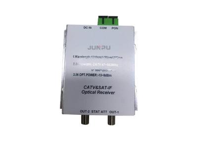 2 Outputs SAT IF Optical Satellite Transmitter And Receiver 2600mhz With 12V