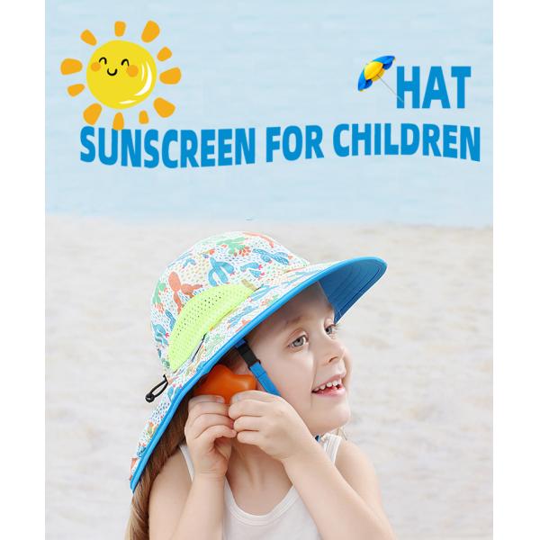 OEM ODM Summer Floral Beach Outdoor Bucket Hats With Neck Flap