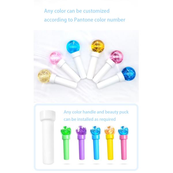 Customizable Face Skin Care Ice Globes 360 Rotating Cooling Roller for Daily Skincare Tightening and Puffiness Reduction