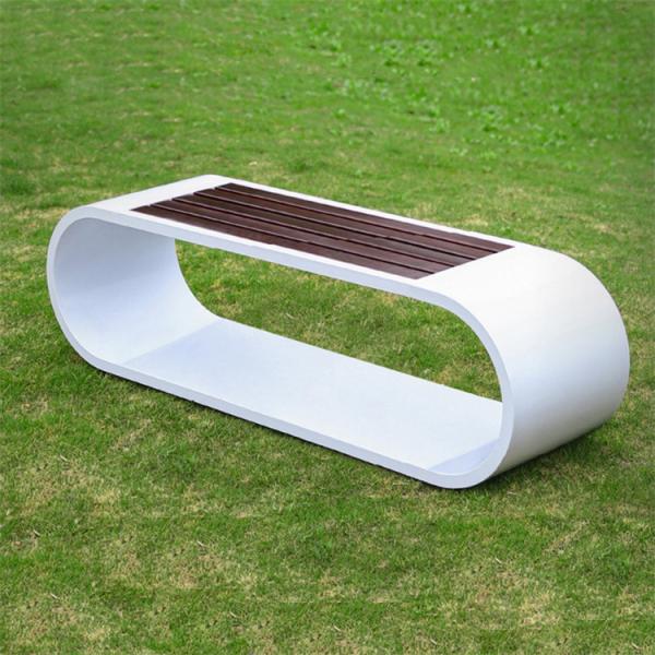 Begonia Wood Waiting Room Bench Chairs Arc Shaped Decoration Waiting Area Bench