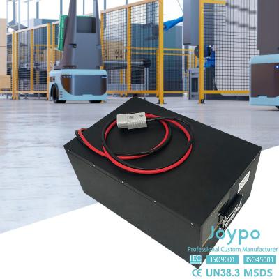 Forklift AGV Robot Lithium LiFePO4 Battery 51.2V 48V 100Ah Customized