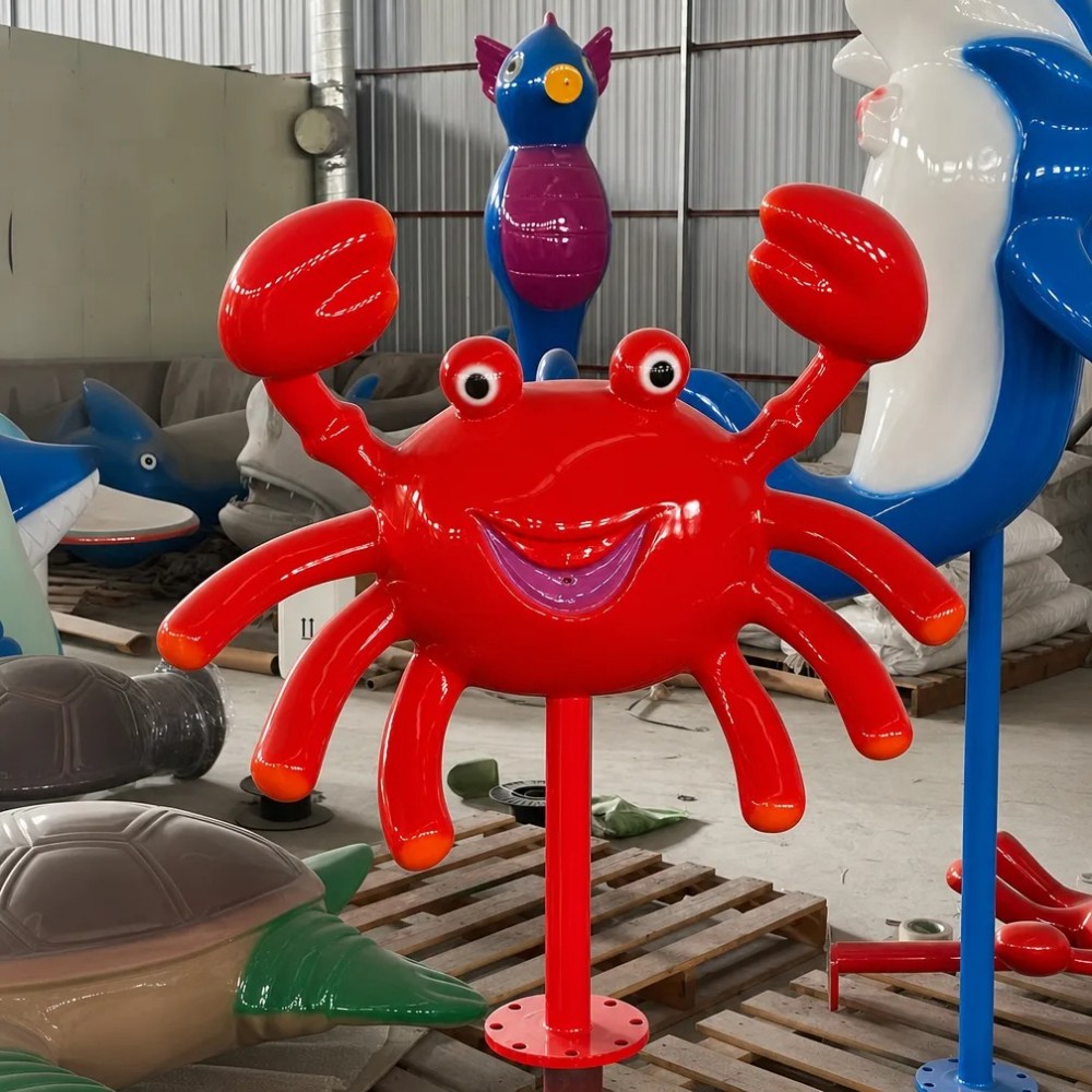 Water Splash Pad For Children'S Swimming Pools Animal Theme Water Park Custom Design