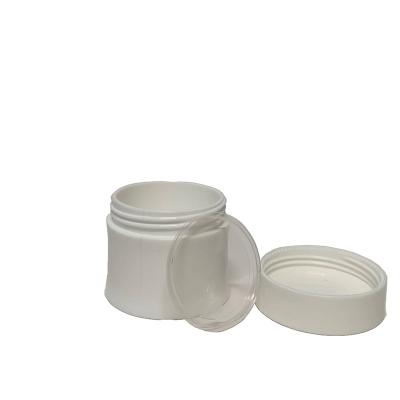 Oval Plastic Cream Jar 50g With Inner Wall For Skincare Cosmetic