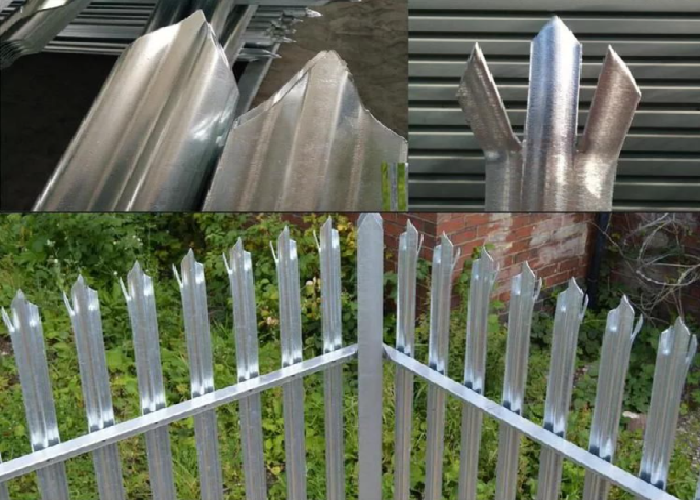 Customizable Steel Metal Palisade Fencing For Commercial Parks Residential Areas