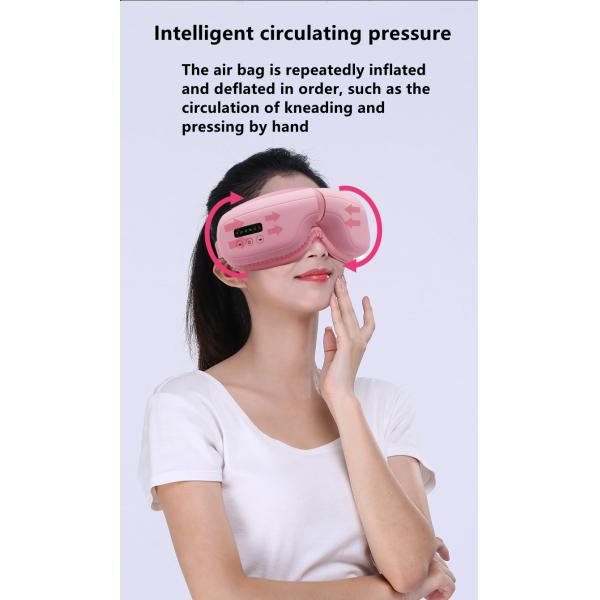 Heated Therapy Air Pressure Eye Massager Wireless Vibration Smart