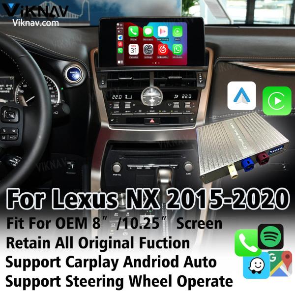 Boîte d'interface sans fil multimédia pour voiture Linux Carplay Pour Lexus NX 2015-2020