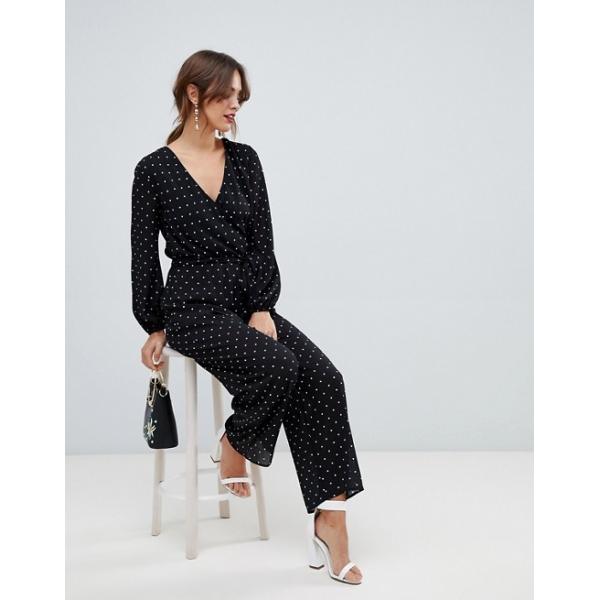 OEM hot sale long sleeve girls spot jumpsuit with wrap