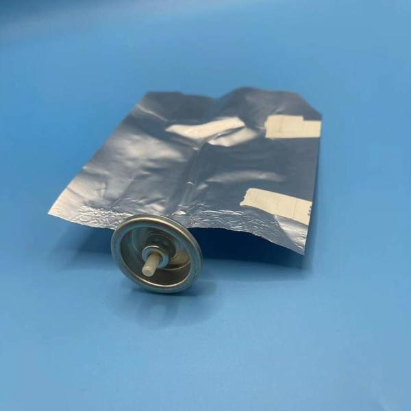 Серебряный аэрозольный пакет на клапане для чувствительных к температуре продуктов 0.2-0.4 МПа давление