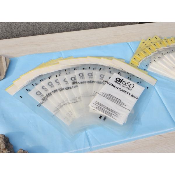 Pocketed 7 Slotted 95kPa Specimen Transport Bag 150mmx240mm