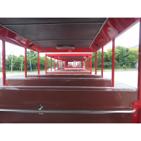 Поезд 42 мест электрический Trackless, электрический туристский поезд для внешнего воссоздания