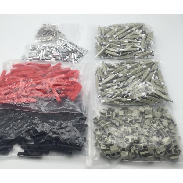 LC Duplex Fiber Optic Connectors One Piece Unassembled SM MM For 3.0mm Cable
