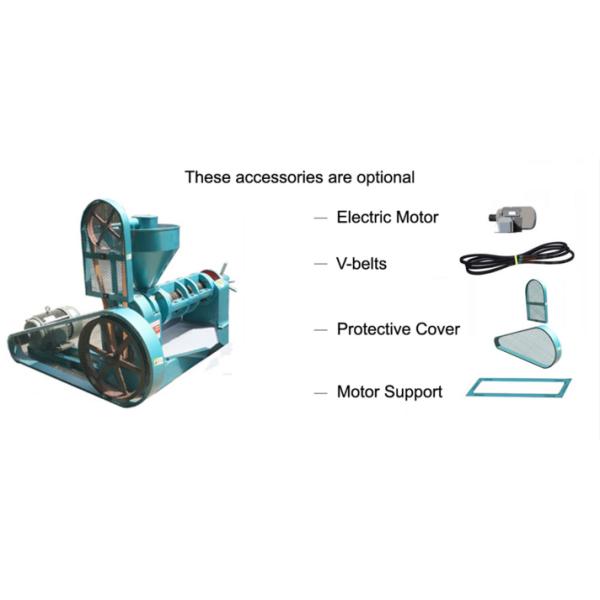 Fast Feeding Speed Screw Oil Press Machine Rapeseed Oil Making Machine 545kg Weight