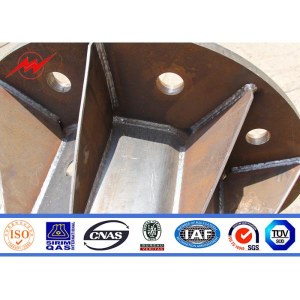 220 Кв гальванизировали широко используемую башню 10м-200м поляка трубки стальных труб Моно