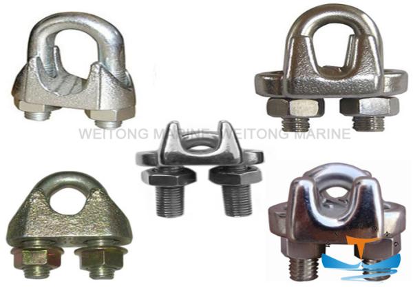 Electro Galvanized Wire Rope Clips DIN1142 Size From 3mm To 40mm