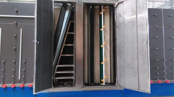 Double Glazing automatic glass cleaning machine 7370*2100*2730mm Dimension