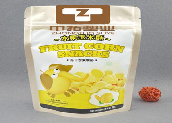 Aluminum Foil Resealable Gusseted Plastic Bags Flat Bottom , Custom Colored Kraft Paper Bags