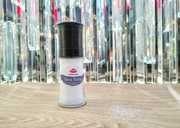 Reusable Glass Bottle Salt And Pepper Mill Plastic Grinders With Ceramic Core