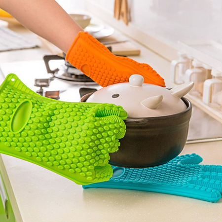 silicone mitt silicone oven glove Waterproof and heat-resistant kitchen accessories SK-088