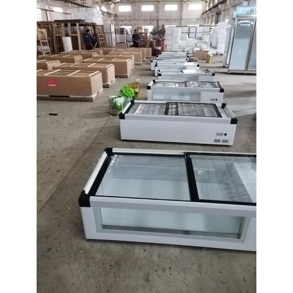 50HZ Countertop Display Cooler Removal Table Top Freezer Glass Door