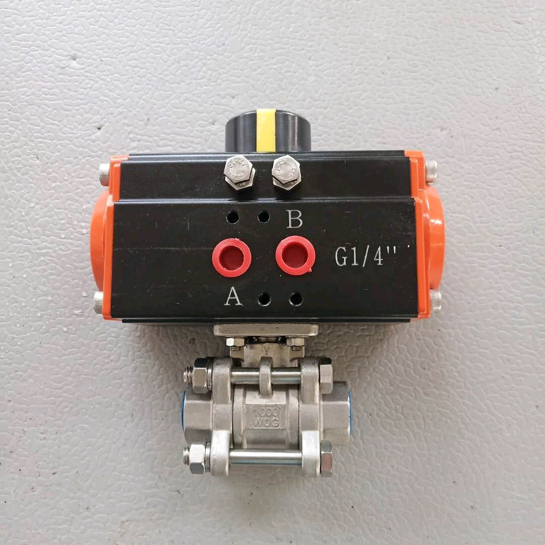 Customized Pneumatic Ball Valve Industrial Rack And Pinion Valve