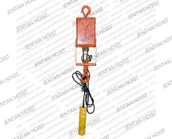 Diseño patentado y deflector de límite para elevadores eléctricos de cadena seguros y convenientes para industria y almacén