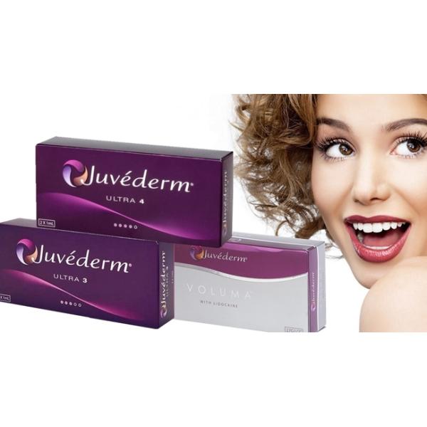 2 мл инъекций Juvederm морщин наполнитель гиалуроновый подбородок прозрачный Juvederm Ultra 3