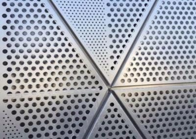 Rustproof 3mm Aluminum Sheet With Holes , Mill Finish Perforated Aluminium Mesh