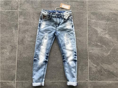 Custom Kids Denim Jeans / Stretch Denim Skinny Jeans For Boys TW 77327 TW 77328
