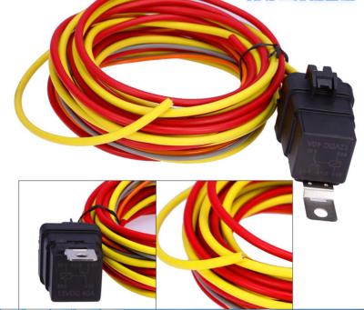 O veículo elétrico automotivo do relé 900mm cabografa o ventilador de refrigeração elétrico duplo